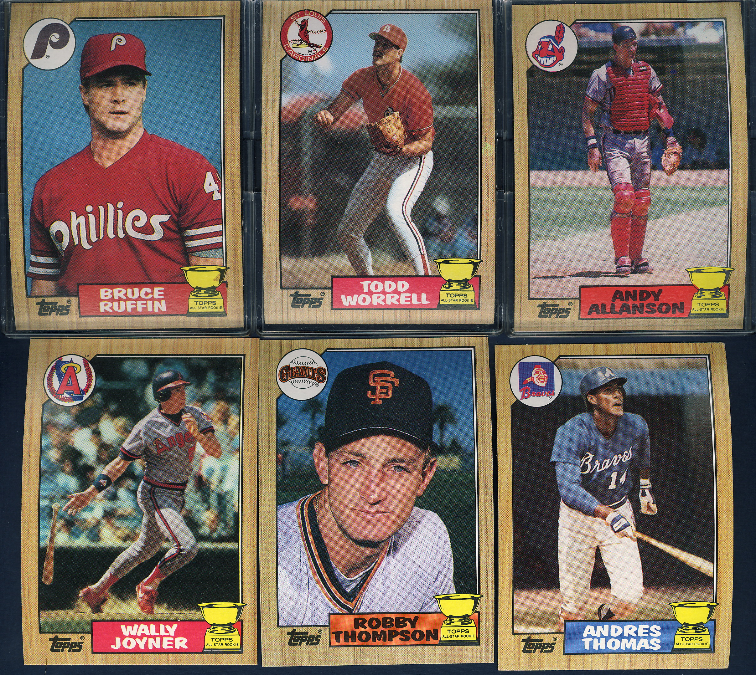 1987 Topps – All-Star Rookie Team and 
